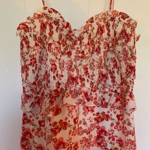 Hello Molly seeing Fireflies Midi Dress in pink XS